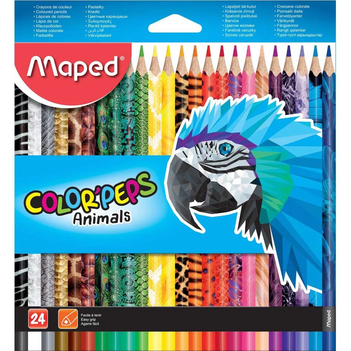 VÄRIKYNÄ MAPED ANIMALS 24 VÄRIÄ