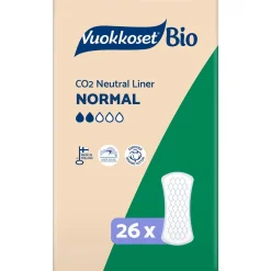 VUOKKOSET 100% BIO NORMAL SOFT PHS 26 KPL
