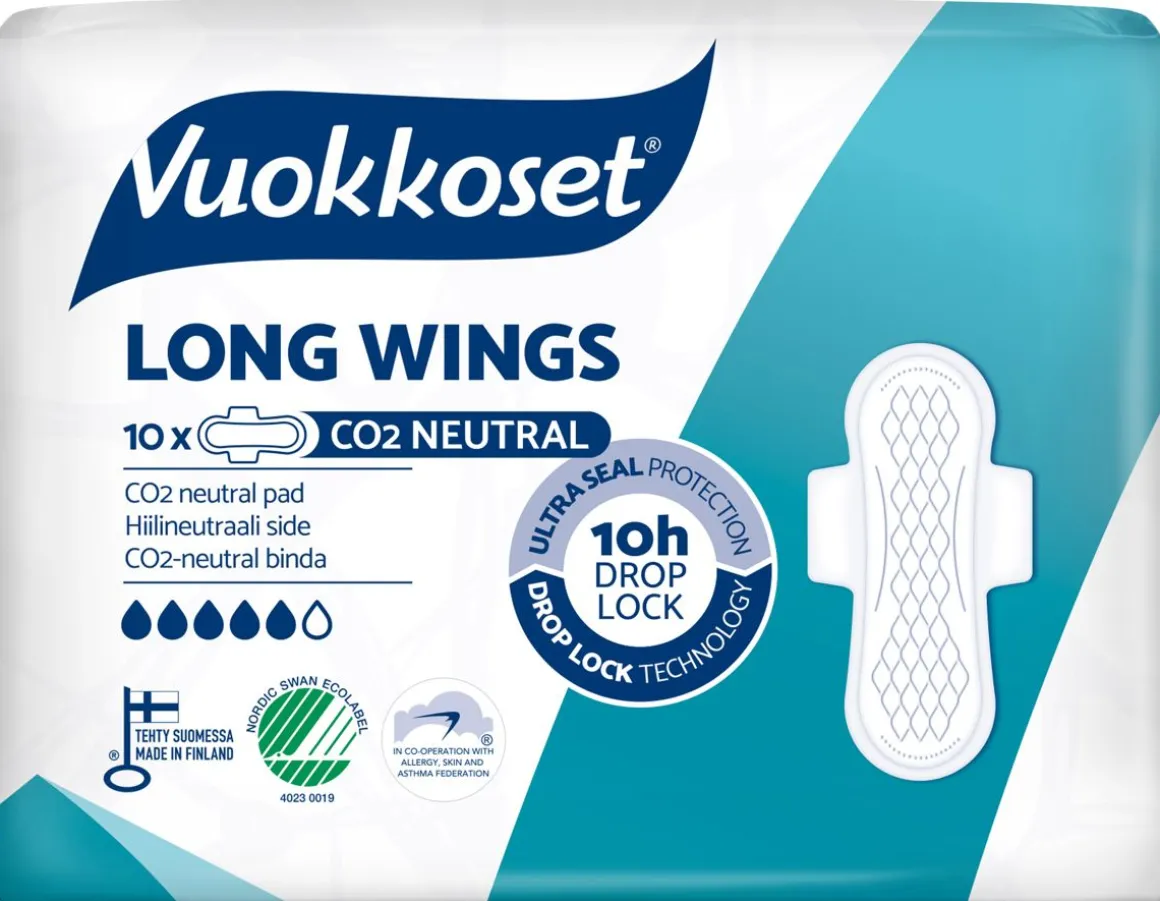 VUOKKOSET SLIM 10 WINGS LONG 10 KPL