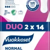 VUOKKOSET SLIM 2X14 DUO NORMAL 28 KPL