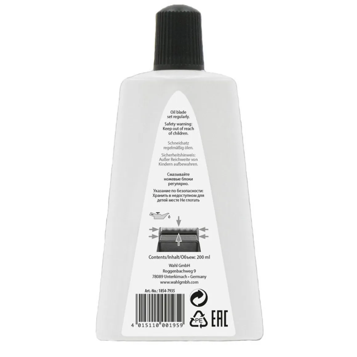 WAHL MOSER SPECIAL BLADE OIL, TERÄÖLJY 200 ML