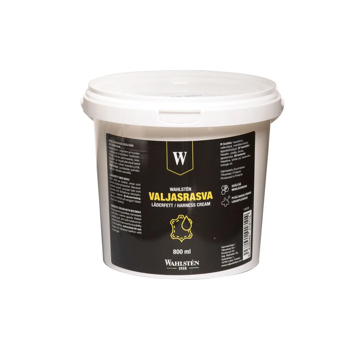 WAHLSTEN W-VALJASRASVA 800 ML, SIS. MEHILÄISVAHAA 800 ML