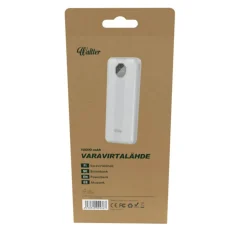 WALTTER ECO VARAVIRTALÄHDE LED PD20W 10000MAH VALKOINEN