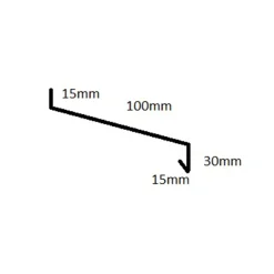 WARMA IKKUNAPELTI 100MM 2M MUSTA