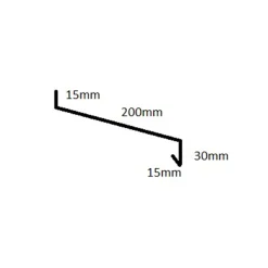 WARMA IKKUNAPELTI 200MM 2M MUSTA
