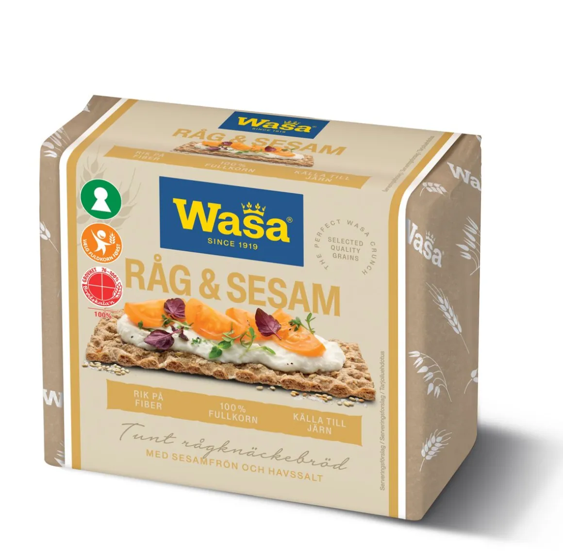 WASA MERSMAK NÄKKILEIPÄ RUIS-SEESAM 245 G