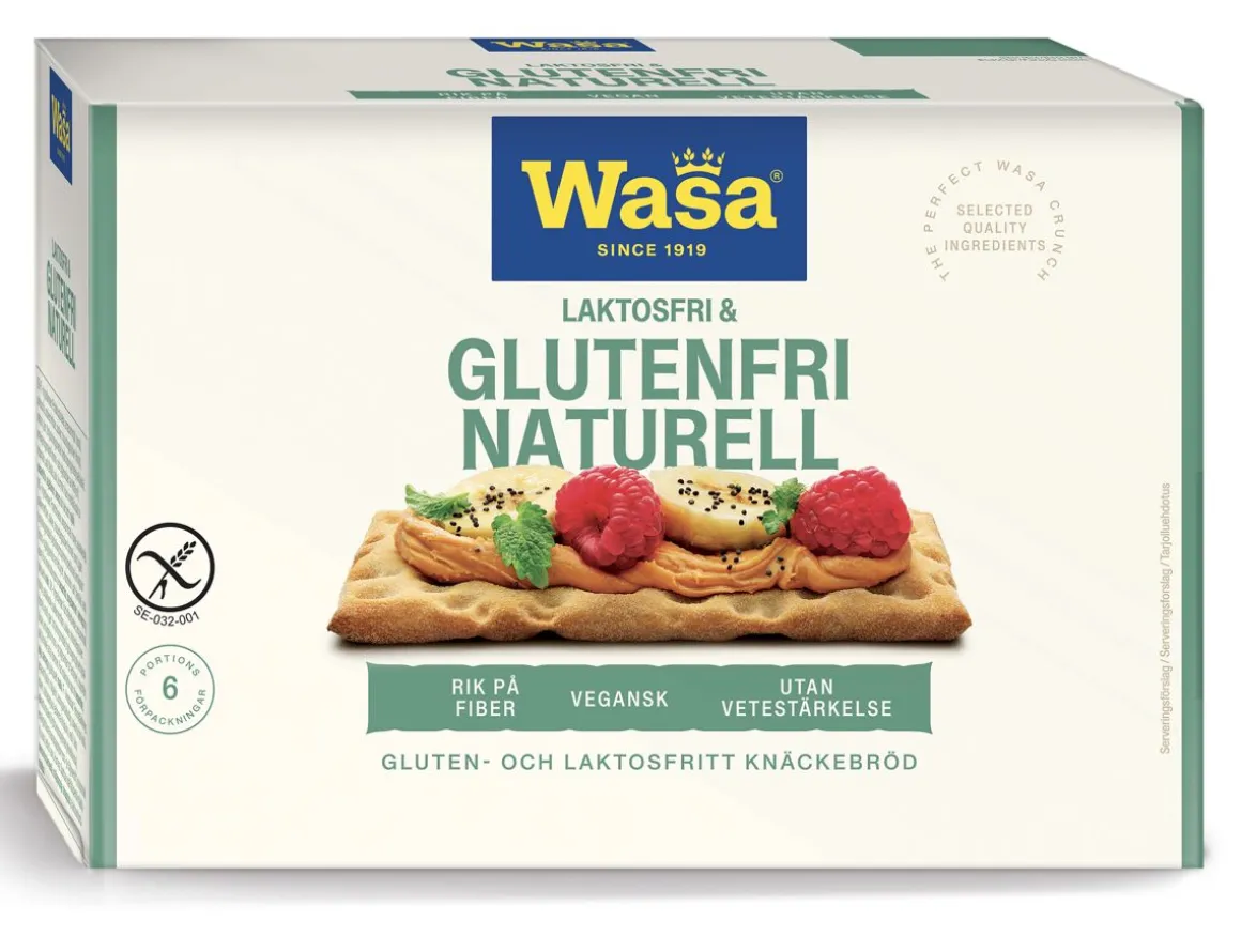 WASA NÄKKILEIPÄ GTON LAKTON 240 G
