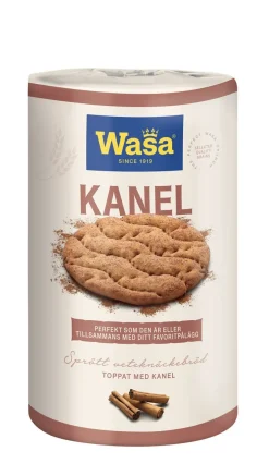 WASA PYÖREÄ KANELI NÄKKILEIPÄ 330 G