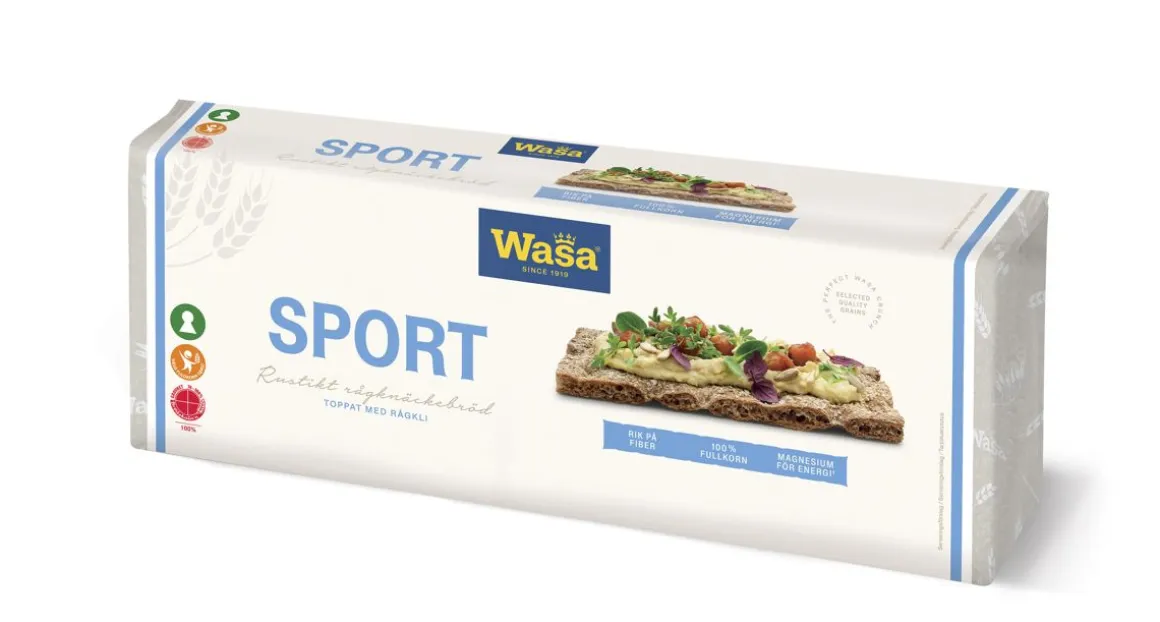 WASA SPORT NÄKKILEIPÄ 550 G