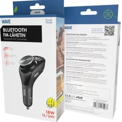 WAVE BLUETOOTH FM-LÄHETIN, MUSTA