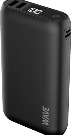 WAVE EXTRAPOWER LISÄVIRTA, 20000MAH, MUSTA