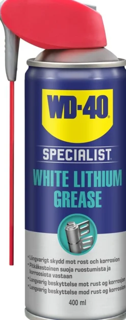 WD-40 WHITE LITHIUM GREASE LITIUMRASVA 400 ML