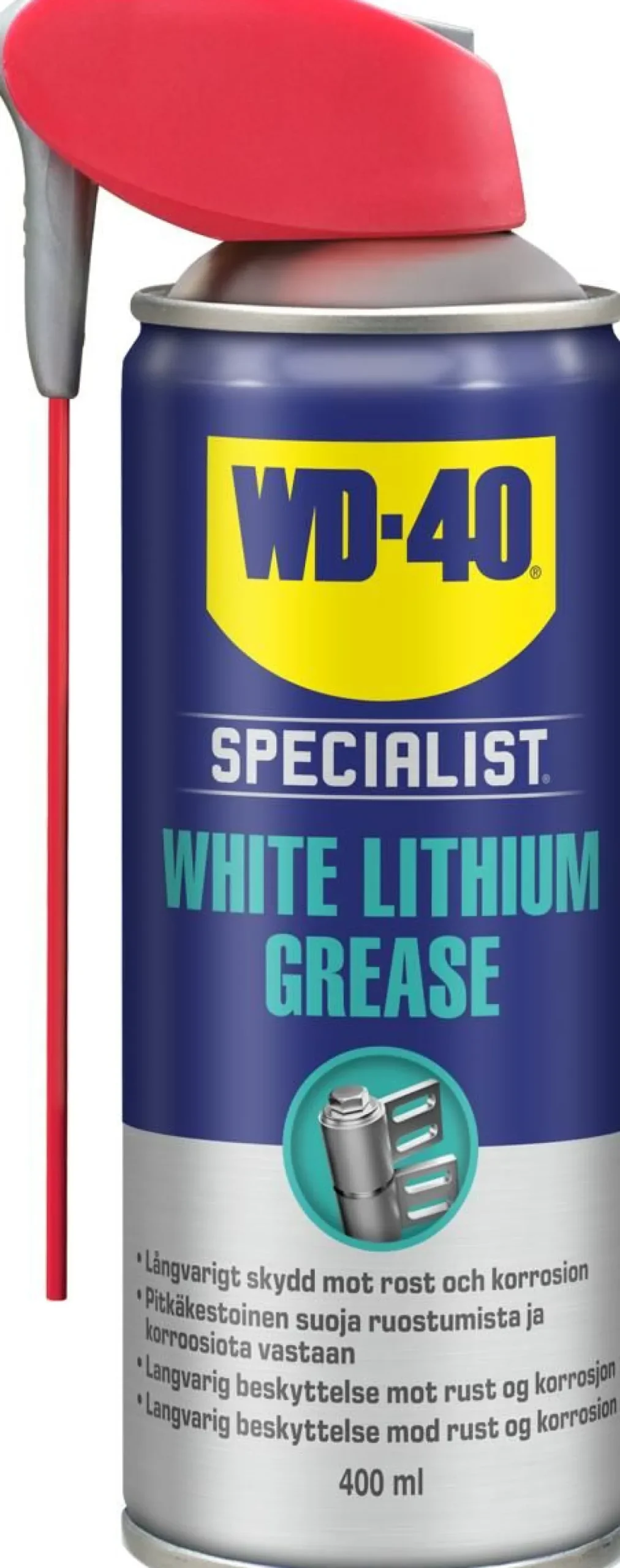 WD-40 WHITE LITHIUM GREASE LITIUMRASVA 400 ML