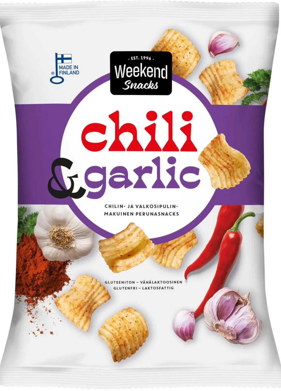 WEEKEND SNACKS CHILI & GARLIC 180 G