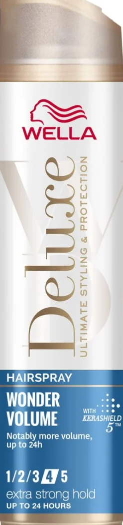 WELLA DELUXE HIUSKIINNE WONDER VOLUME EXTRA STRONG 250 ML