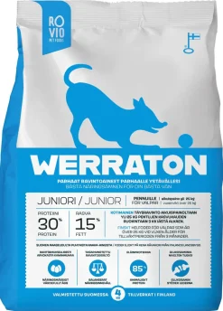 WERRATON KOIRAN TÄYSRAVINTO JUNIORI 4 KG