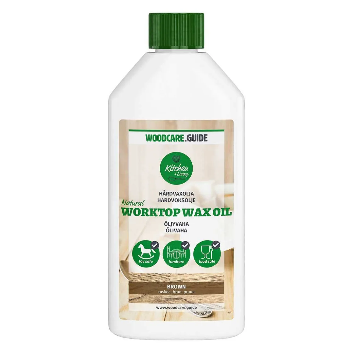 W.G. NATURAL WORKTOP WAX OIL, RUSKEA 250 ML