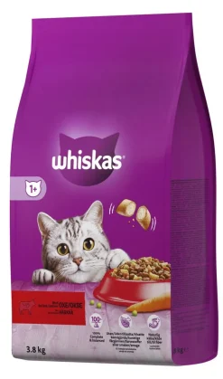 WHISKAS 1+ HÄRÄNLIHAA 3,8 KG