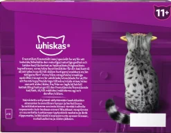 WHISKAS 11+ SIIPIKARJAHERKUT HYYTELÖSSÄ 12*85G 1,02 KG