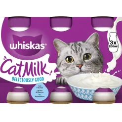 WHISKAS CATMILK KISSANMAITO 3*200G 600 ML