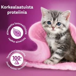WHISKAS JUNIOR PURE DELIGHT SIIPIKARJAHERKUT HYYTELÖSSÄ 12*85G