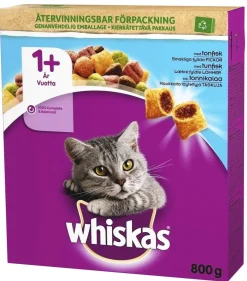 WHISKAS 1+ ADULT TONNIKALAA 800 G