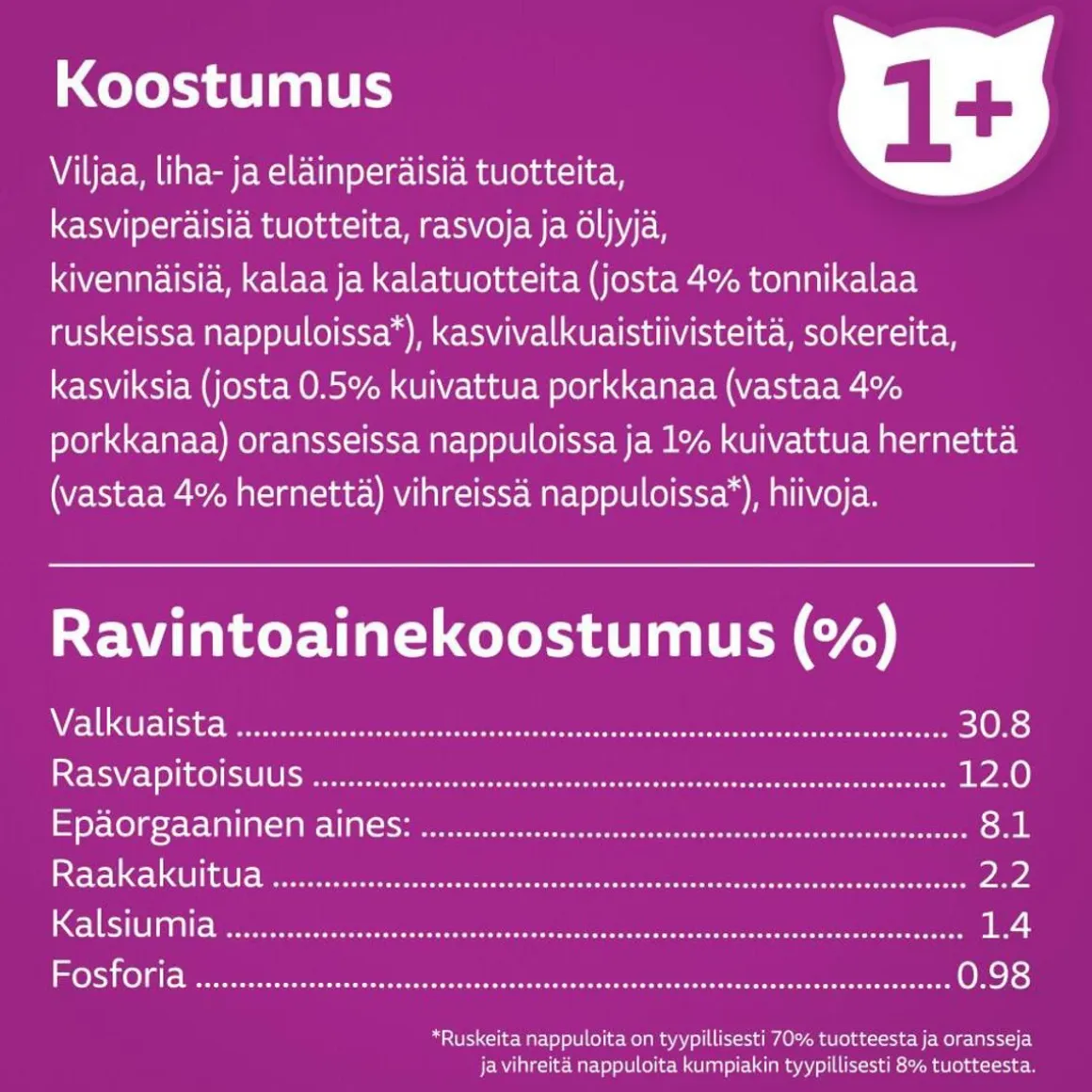 WHISKAS 1+ ADULT TONNIKALAA 800 G
