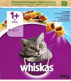 WHISKAS 1+ ADULT TONNIKALAA 800 G