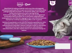 WHISKAS 1+ DUO MEREN HERKUT HYYTELÖSSÄ 12*85G 1,02 KG