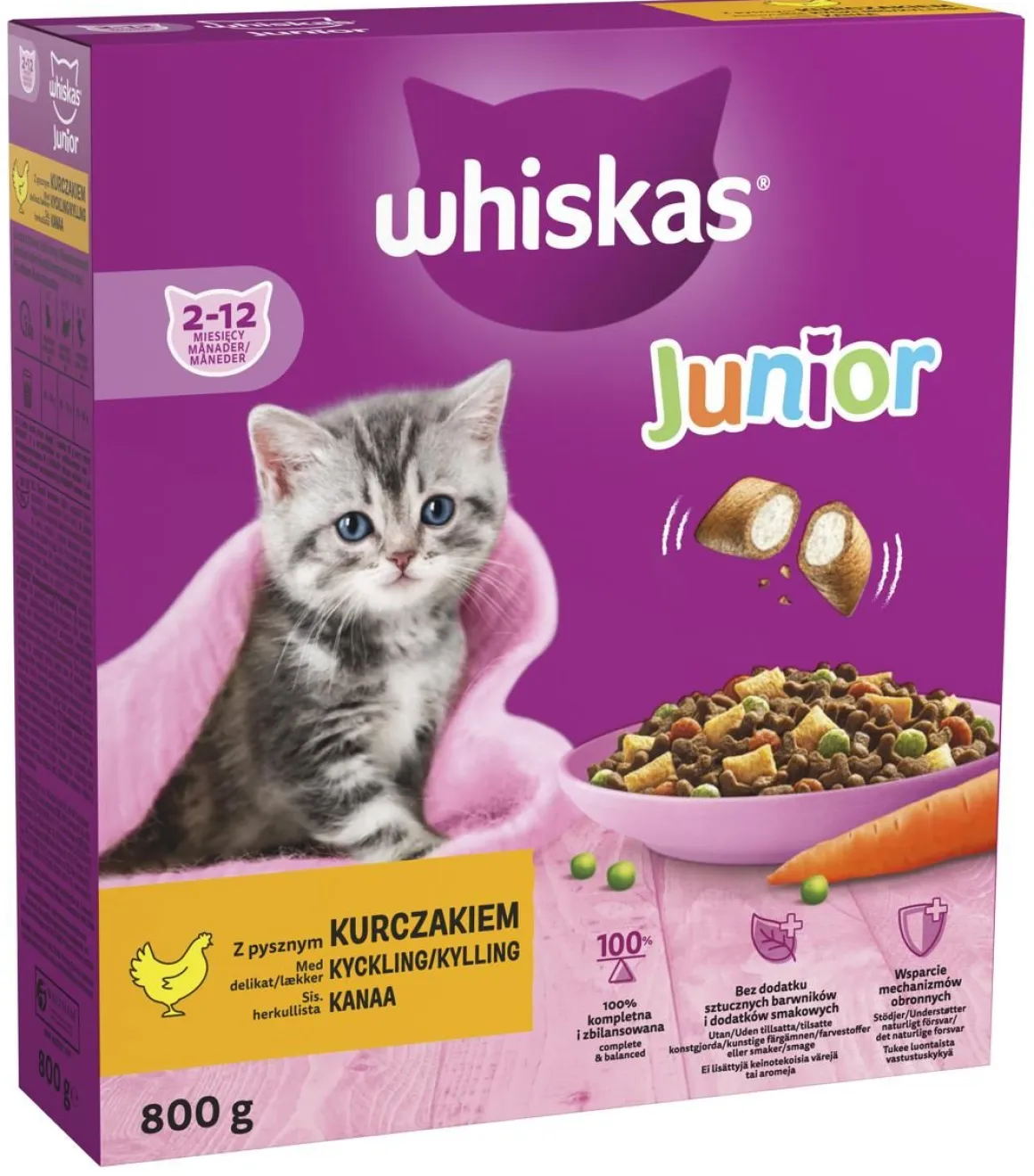 WHISKAS JUNIOR KANAA 800 G