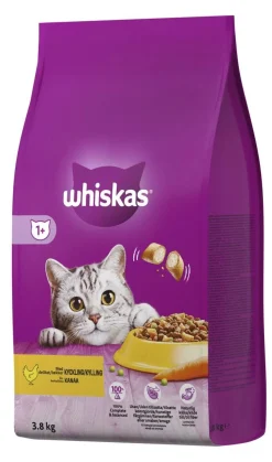 WHISKAS 1+ KANAA 3,8 KG