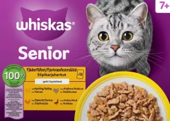 WHISKAS 7+ SIIPIKARJAA HYYTELÖSSÄ 12*85G 1,02 KG