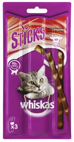 WHISKAS STICKS HÄRÄNLIHAA 3KPL 18 G