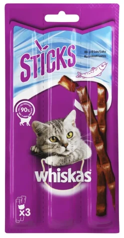WHISKAS STICKS LOHI 3KPL 18 G