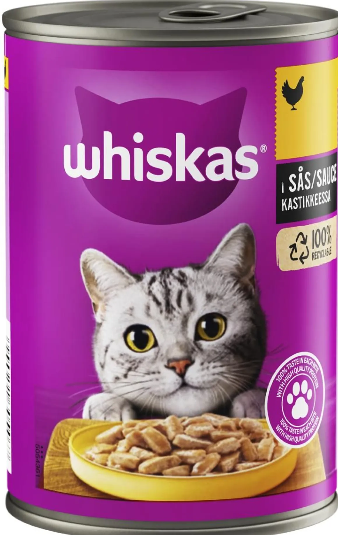 WHISKAS TÖLKKI KANAA KASTIKKEESSA 400 G
