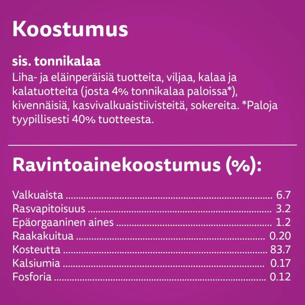 WHISKAS TÖLKKI TONNIKALAA HYYTELÖSSÄ 400 G