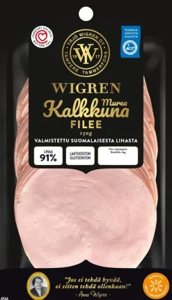 WIGREN SAVUSTETTU KALKKUNAFILEE 150 G