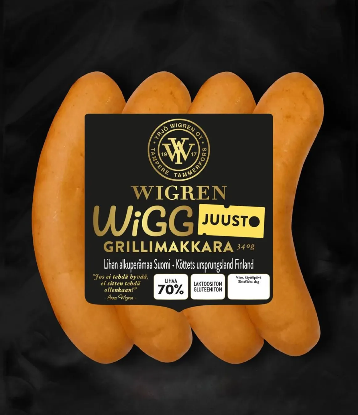 WIGREN WIGG JUUSTO GRILLIMAKKARA 340 G