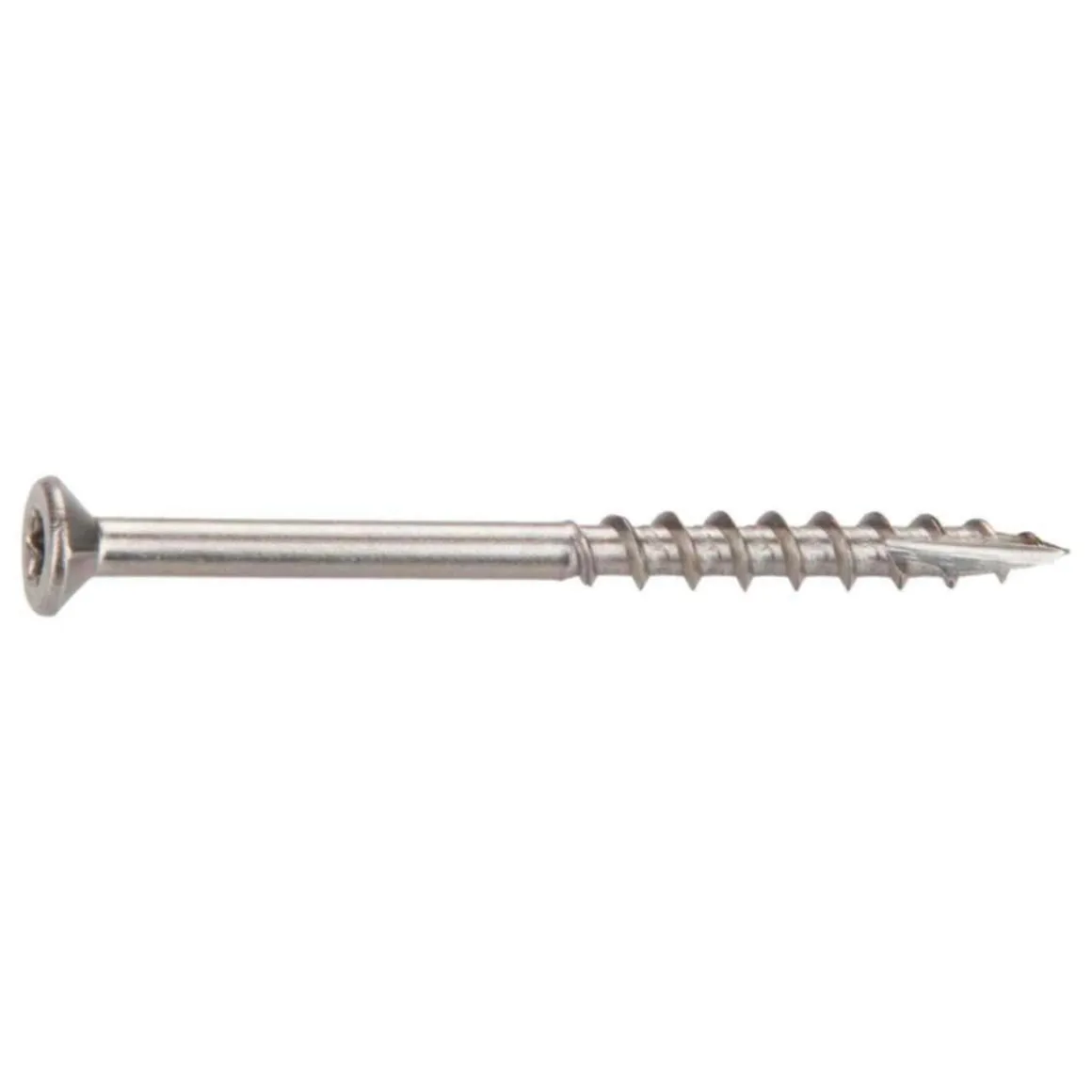 WÜRTH TERASSIRUUVI 4,8X90MM A2 RST TX2 100 KPL