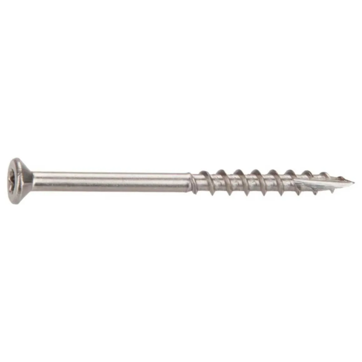WÜRTH TERASSIRUUVI 4,8X90MM A2 RST TX2 100 KPL