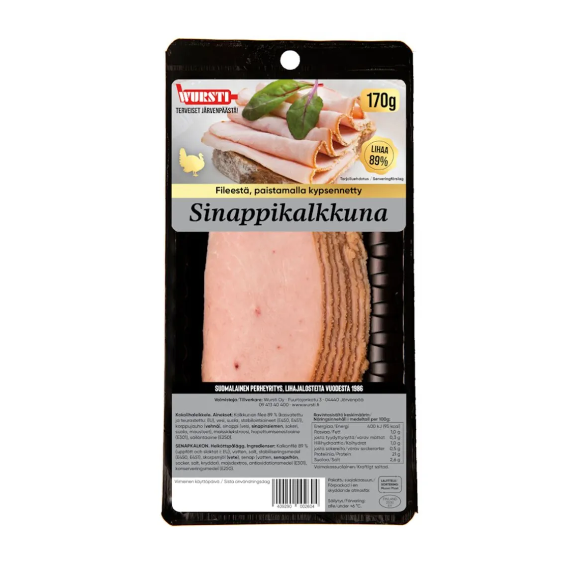 WURSTI SINAPPIKALKKUNA 170 G