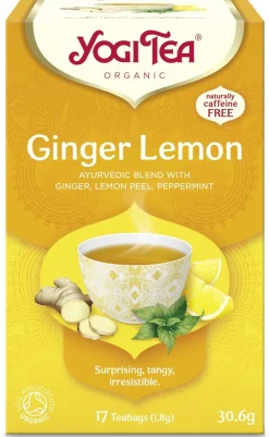 YOGI TEA GINGER LEMON TEE 17PS 30,6 G