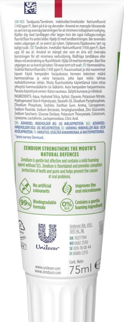 ZENDIUM HAMMASTAHNA PRO GUMS+SENSITIVITY 75 ML