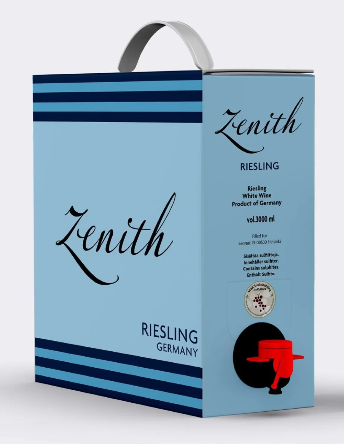 ZENITH RIESLING 8% HANAPAKKAUS 3 L